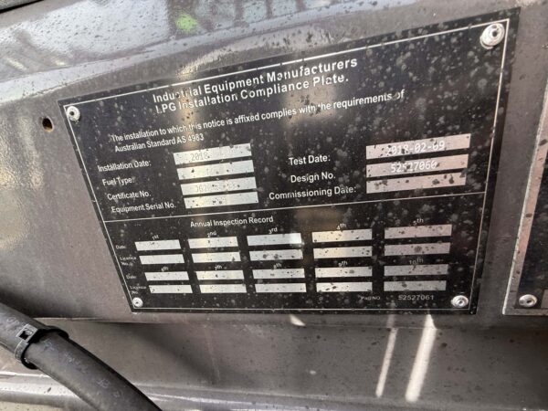 3.5 Tonne LPG Manitou Forklift For Sale - Image 18