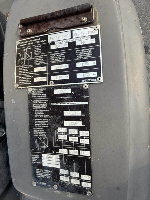 2.5 Tonne Manitou Forklift For Sale - Image 16